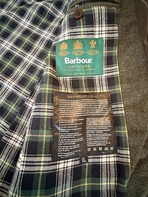 Barbour Icons Beacon Sports Wax Jacket, Men's XL, Green, Skyfall
