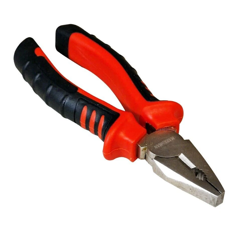 VONRUSS B0130 6 Inch Red Combination Pliers Plier Tool Heavy Duty