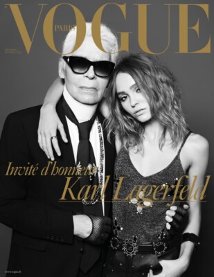 VOGUE PARIS December 2016 January Lily Rose Depp Karl Lagerfeld Hedi Slimane NEW