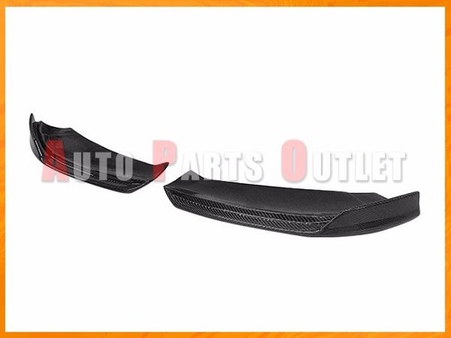 M-Benz W205 AMG C250 C300 C350 C400 15-17 Carbon Fiber Front Bumper Splitter Lip - Picture 2 of 2