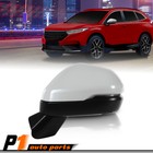 Left Driver White View Side Mirror W/Turn Signal Fit For 23-24 Honda CRV