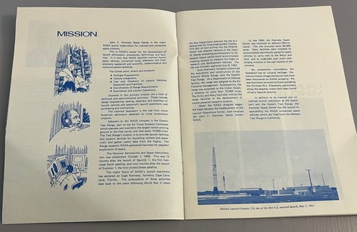 NASA Space Program John Kennedy Space Center Visitors Guide Book 1971 - Picture 6 of 12
