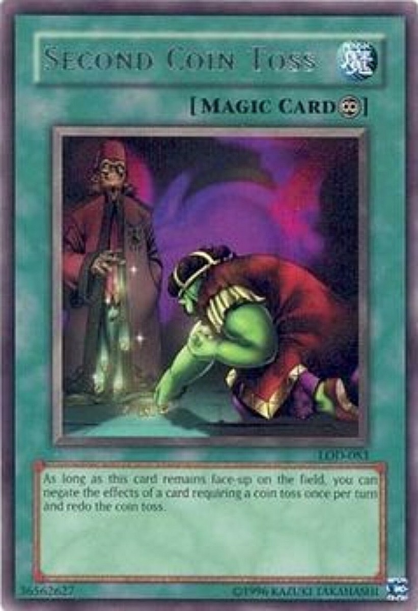 Second Coin Toss Rare N/Mint LOD-083 Legacy of Darkness YuGiOh | eBay