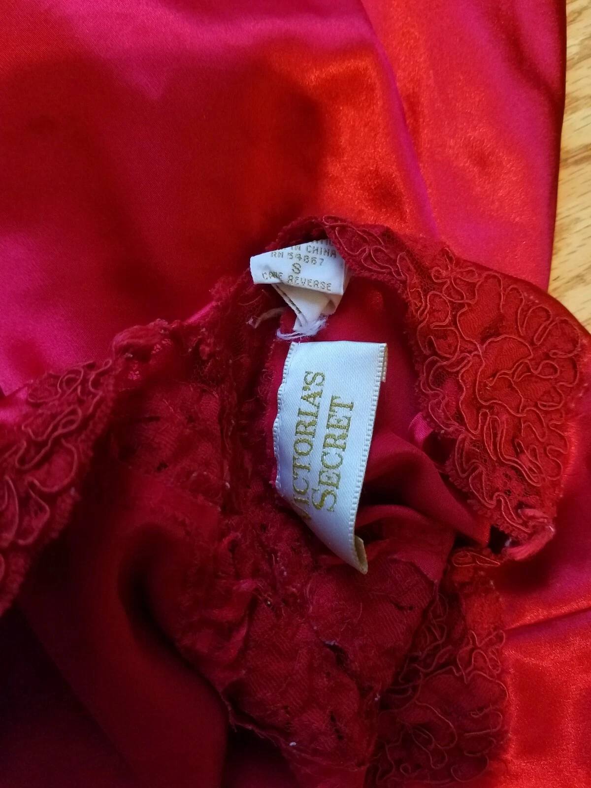 UNDERCOVER Abito rosso sexy Victoria Secret taglia s