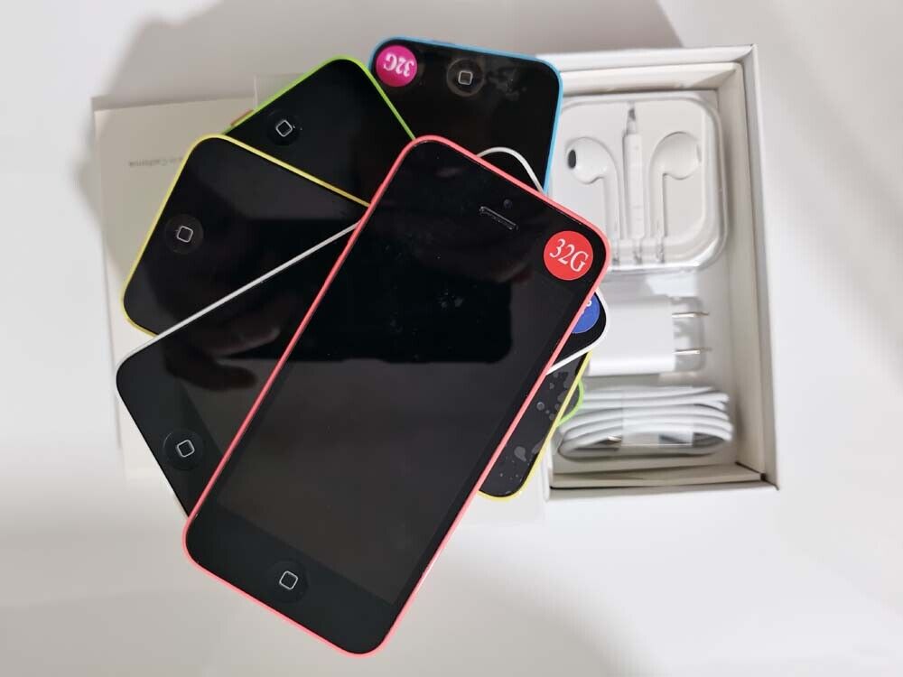 Apple iPhone 5c 8GB/16GB/32GB 4G OS 10.3.4 Smartphone Sealed Apple iPhone 5c 8GB/16GB/32GB 4G OS 10.3.4 Smartphone Sealed