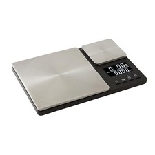 Dual Platform Digital Scale, 11 lb Capacity and 16 oz Precision Capacity, Black