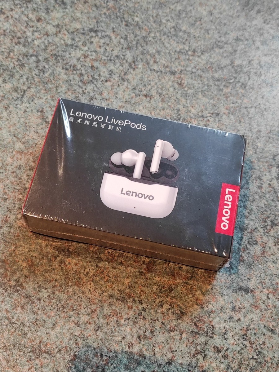 LENOVO LIVEPODS LP1S Black Ear Pods New UK
