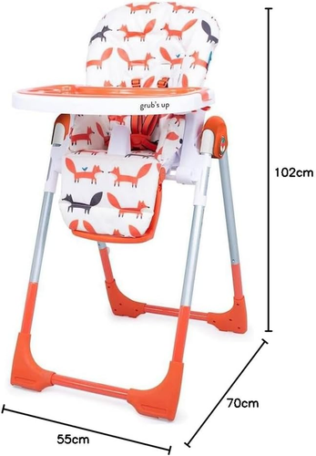 Noodle 0+ - Seggiolone Compatto, Regolabile in Altezza, Pieghevole, Facile Da Pu - Foto 10 di 12