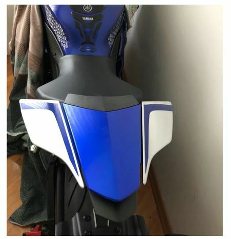 Capot selle bleu Yamaha R6 2017-2022 SMB MOTO PARTS accessoire carénage arrière