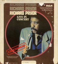 Richard Pryor Live in Concert 1979 Vintage CED Videodisc TESTED WORKING