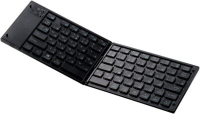 ELECOM TK-FLP01BK Keyboard Bluetooth Foldable Multi-Pairing Black NEW
