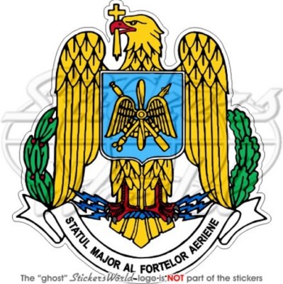 ALLEMAGNE-ROUMANIE Allemand-Roumain Drapeau, 40mm Vinyle Autocollant X6