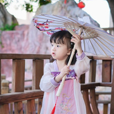 Silk Cloth Oil Paper Umbrella Rain Women Decor Ancient Chinese Cheongsam Dance