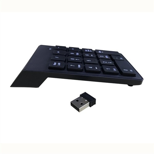 2.4G Wireless USB Number Pad Numpad Number Keyboard+ Receiver For Laptop Desktop - Picture 2 of 5
