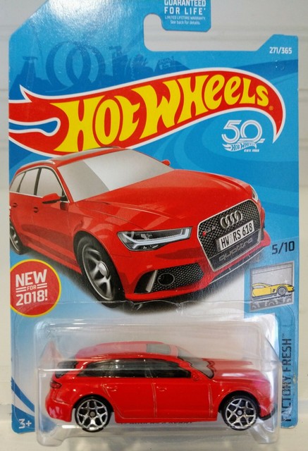 factory defect 2018 Hot Wheels '17 Audi RS Avant Factory Fresh 5/10 #271 | eBay