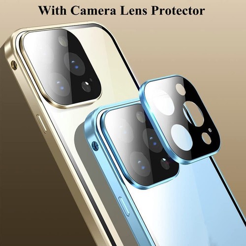 Anti-prying Magnetic Privacy Cover Case For iPhone 15 14 13 12 11 Pro Max Plus - Picture 6 of 30