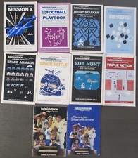 Mattel IntellilVision instruction manuals -- you pick -- free shipping 