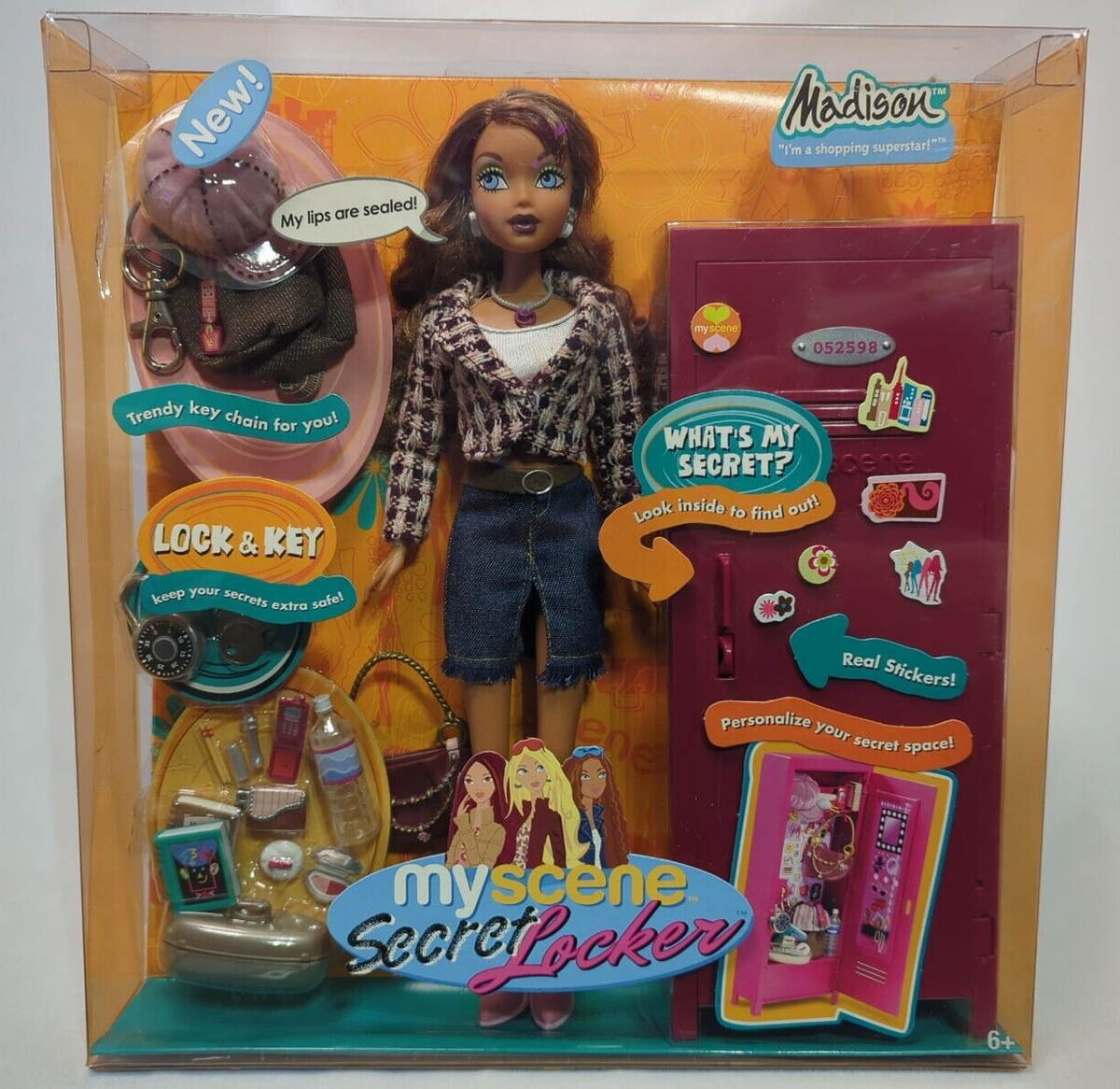Barbie ~ My Scene ~ Madison ~ Secret Locker ~ H8348 (2005) | eBay