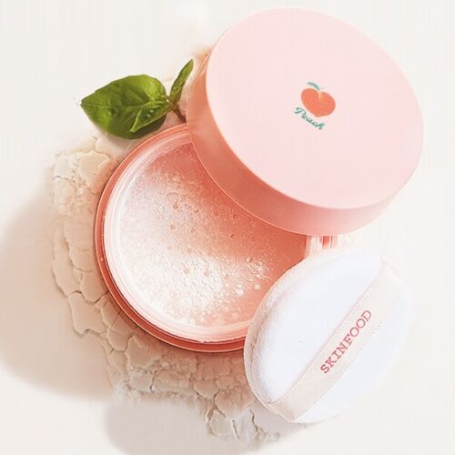 FACE POWDER Peach Cotton Multi Finish Powder 15g Korean Makeup Korean Cosmetics - Picture 1 of 8