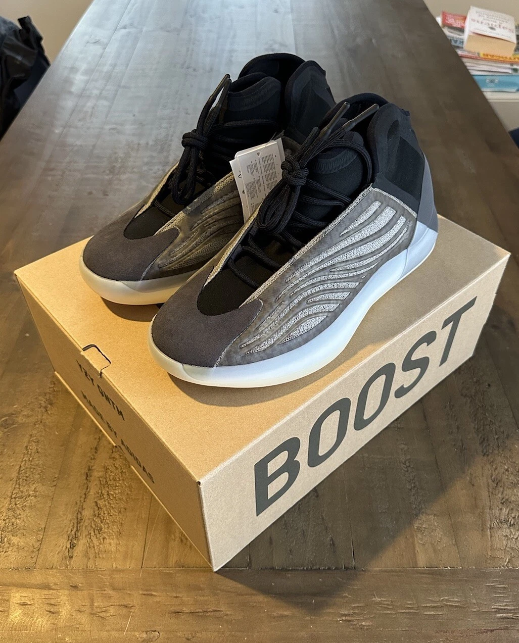Adidas YEEZY QUANTUM QNTM BSKTBLL 'Barium' UK10 US10.5 DEADSTOCK