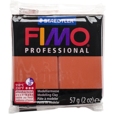 Fimo Professional Soft Polymer Clay 2oz-Terra Cotta - 6 Pack