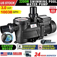 Self-Priming Pool Pump, 3HP, Ideal for In-Ground & Above-Ground Pools