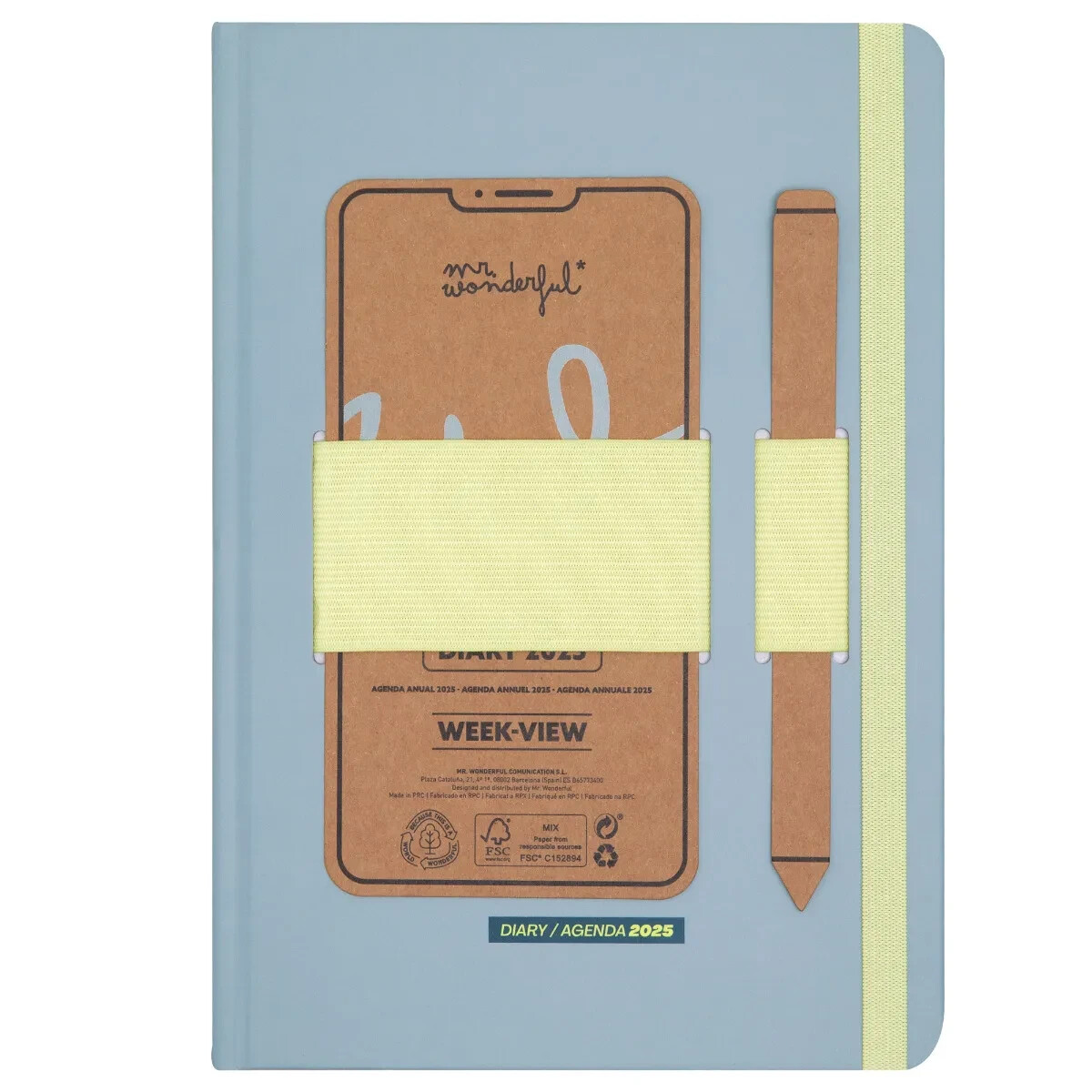 Previous Next MR. WONDERFUL Agenda Basic 2025 Settimanale My Week My Rules