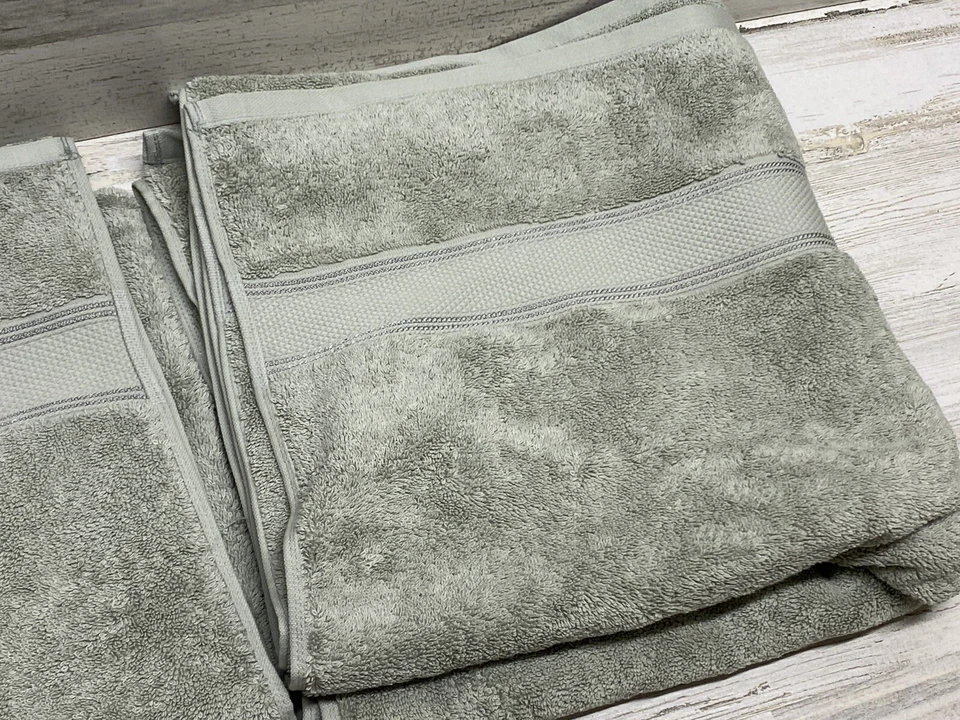 Juego de 2 toallas de baño Hudson Park Supreme (2) eucalipto (verde claro) Foto 3 de 4