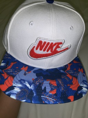 blue nike snapback