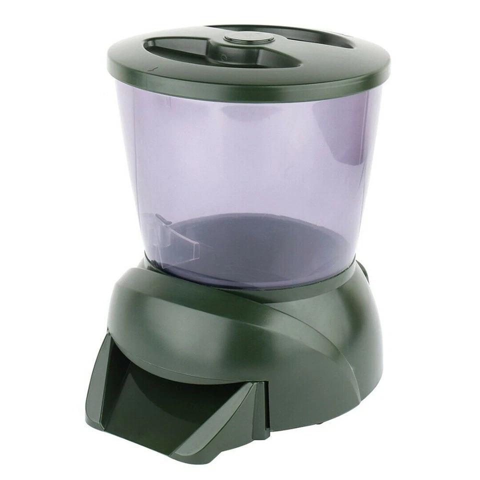 AUTOMATIC POND FISH FEEDER | HOLIDAY KOI FEED FOOD TIMER AUTO PELLET DISPENSER - Image 4 of 4