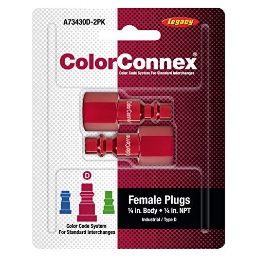 Plug 2pack Industrial Type D 1/4
