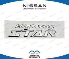 Nissan Elgrand E52 Genuine "Highway STAR" Rear Emblem QUEST OEM JDM Japan