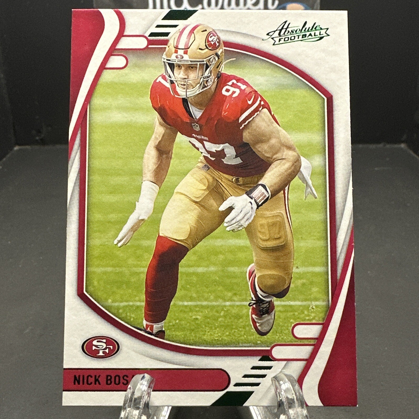 2021 Panini Absolute Green Nick Bosa #84 San Francisco 49ers
