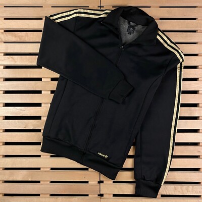 Mens Bomber Track Jacket Adidas Vintage Size L