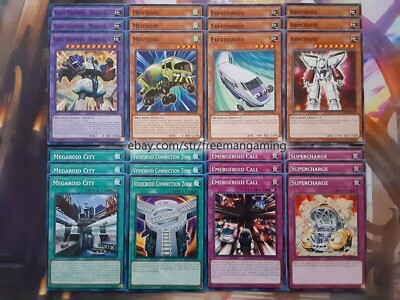 #ad Yugioh Vehicroid Deck Core Set 24 Cards Syrus Truesdale Expressroid Mobile Base $9.99