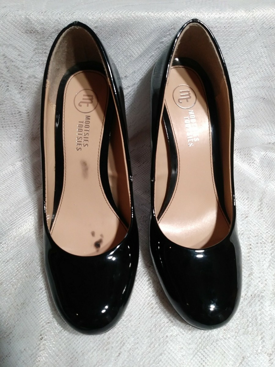 Mootsies tootsies black Shoes Size 8M UK
