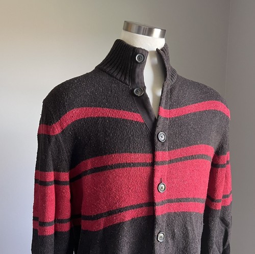 Gap Men's Retro Color Fleck Tweed Cotton Wool Blend Knit Sweater w/pockets - L - Picture 5 of 9