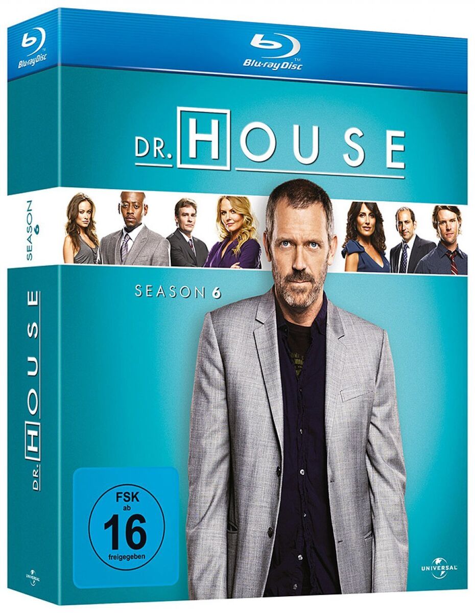 Dr. House - Season/Staffel 6 # 6-BLU-RAY-BOX-NEU Dr. House - Season/Staffel 6 # 6-BLU-RAY-BOX-NEU