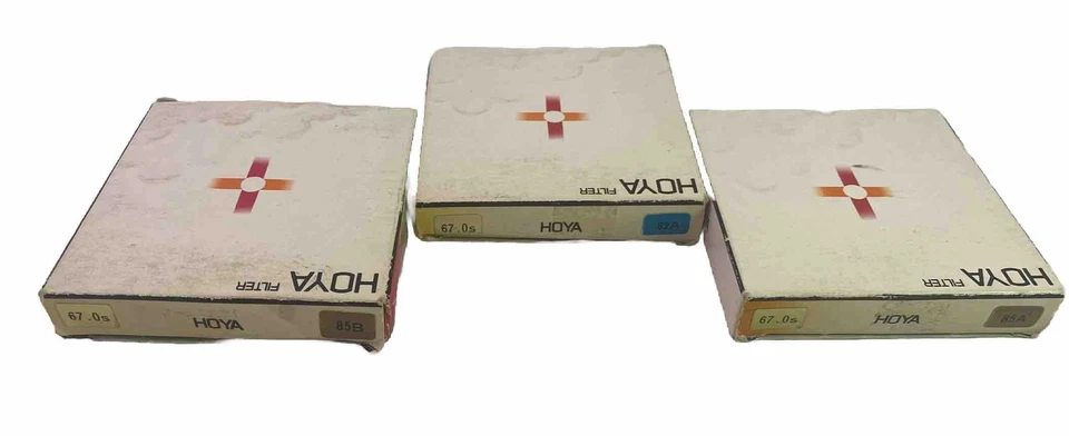 3 Hoya 67mm filters Made In Japan Yellow And Blue Filters - Image 2 of 4