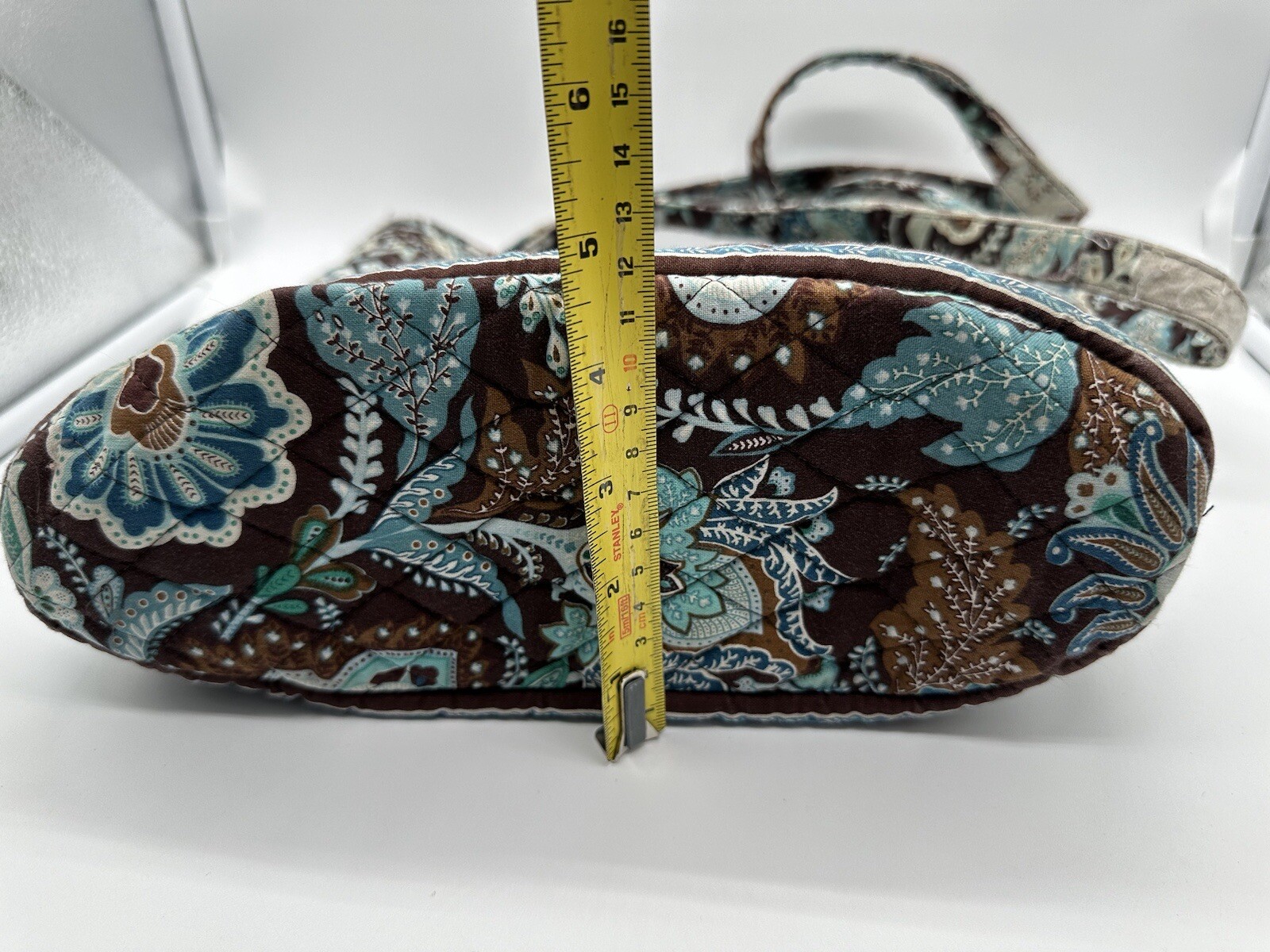 Vera Bradley Java Blue Brown purse ( Poor Conditi… - image 10