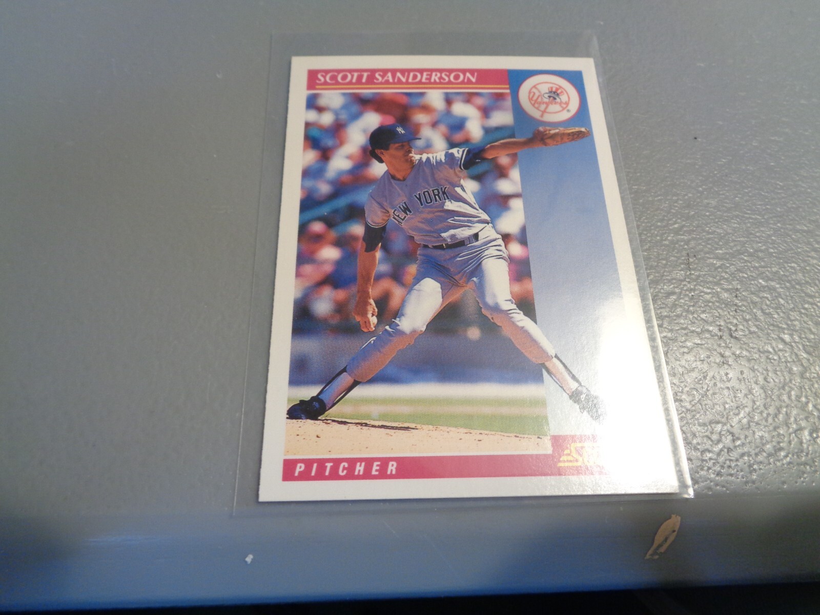 1992 Score Baseball Card Scott Sanderson New York Yankees #211