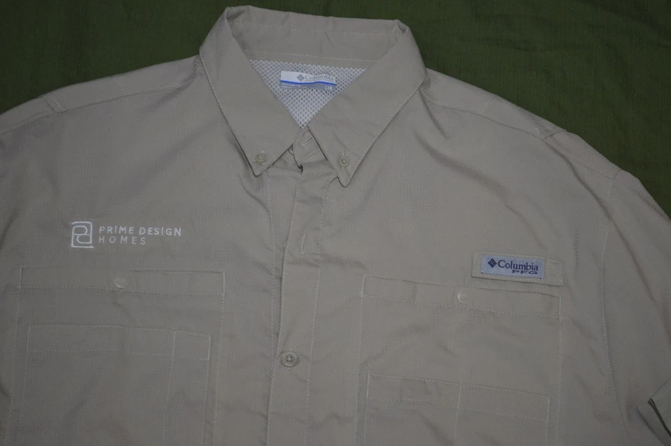 Columbia PFG 短袖 Omni Shield Omni Shade 衬衫男式 L 码 2 件装 — 第 4/4 张图片