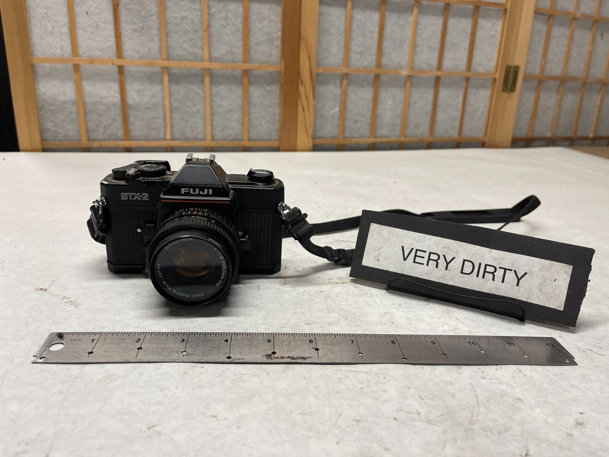 Fuji STX-2 35mm Film Camera with X-Fujinon 50mm f/1.9 FM Lens