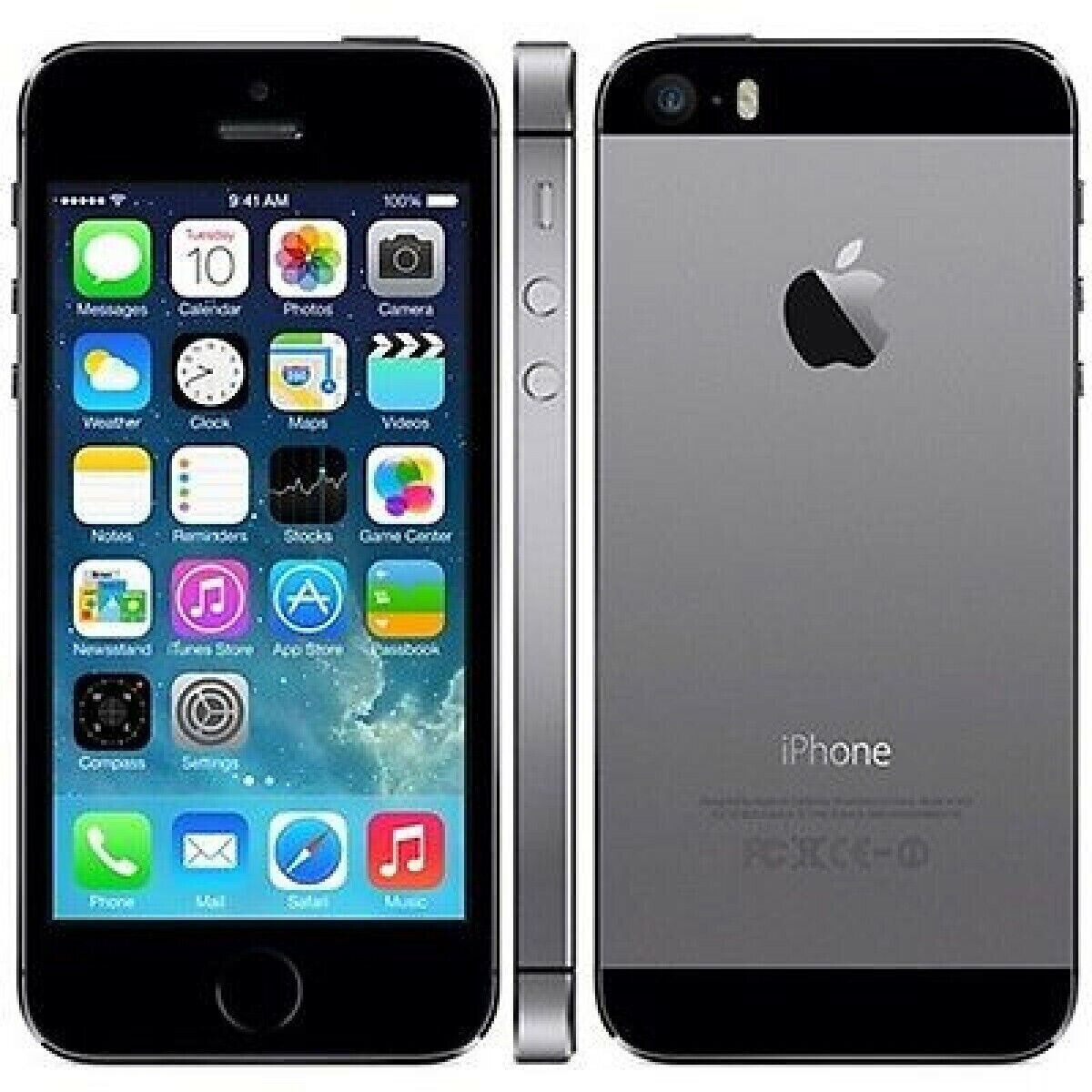 Apple iPhone 5S 16GB 4G LTE- Silver (Refurbis1837