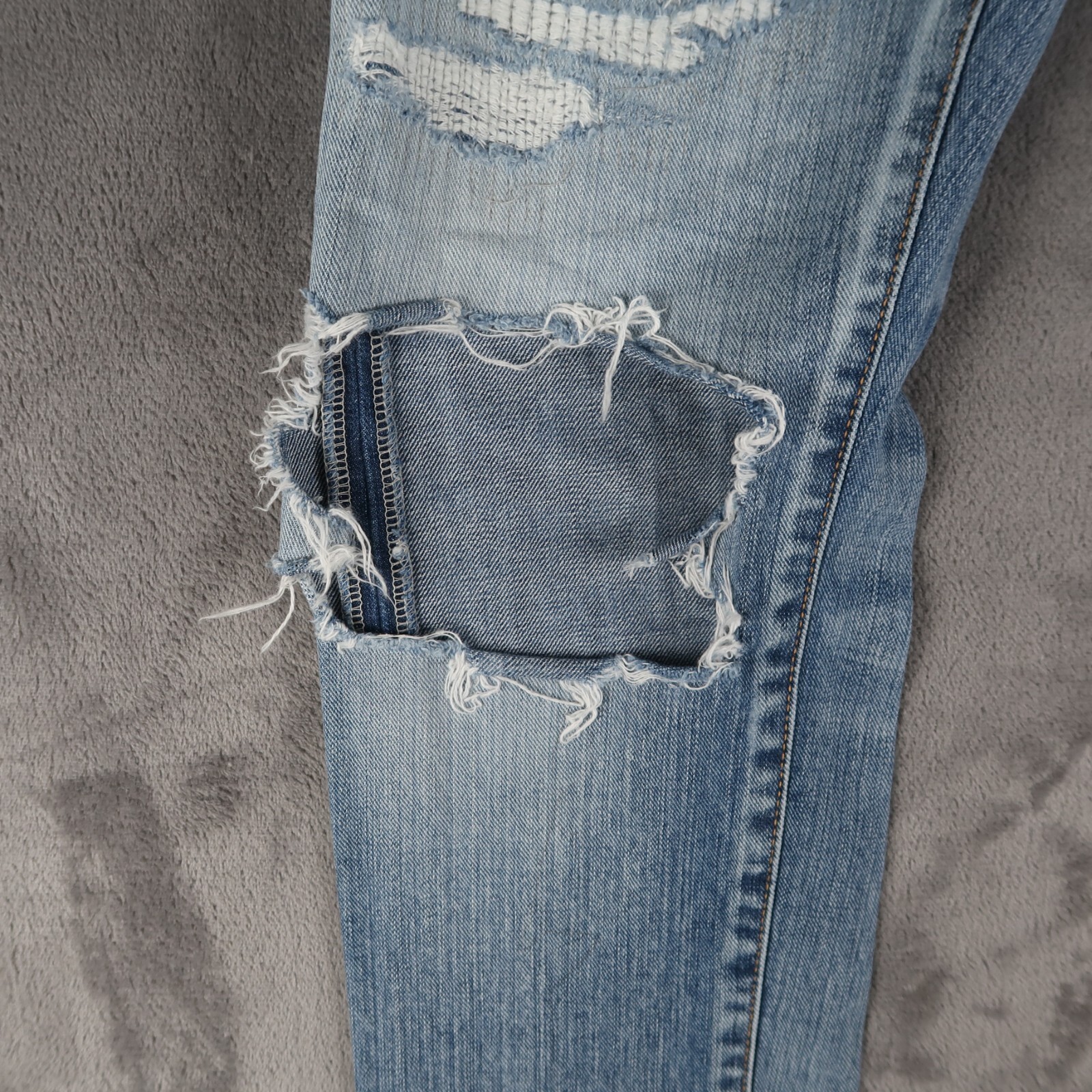 Jeans Saint Laurent Paris 2016 DO2 made in Japan taglia 31 denim schiantato