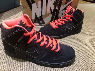Nike Dunk High Pro SB 'Black Safari Atomic Red' 305050 -066 Size