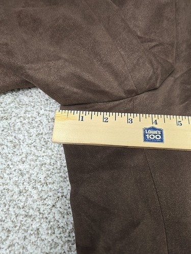 Andrew Fezza Jacket Mens 44R Brown Suede Suit Jacket Business Casual City Preppy - Picture 11 of 21