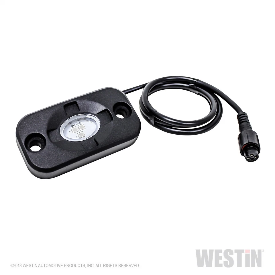 Kit de luces LED de roca Westin 09-80015 para Wrangler (JK) 07-19 Wrangler (JL) Foto 3 de 4