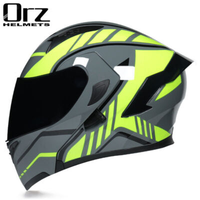 Dual Lens ORZ 991 Motorcycle Helmet Downhill Flip Up Motocross Racing Helmets