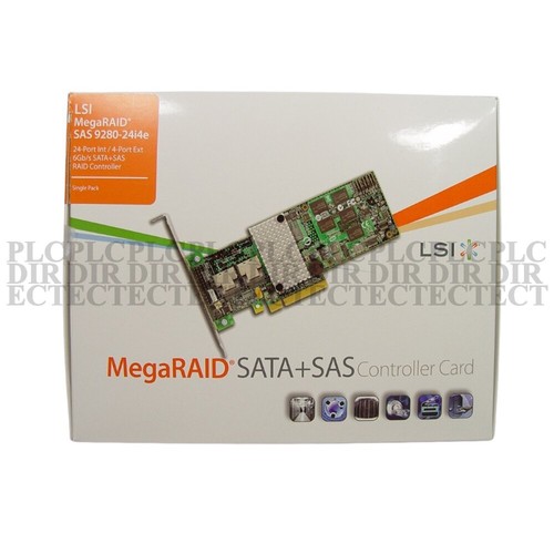 New LSI 9280-24I4E RAID Controller 24x Internal & 4x External Ports | eBay